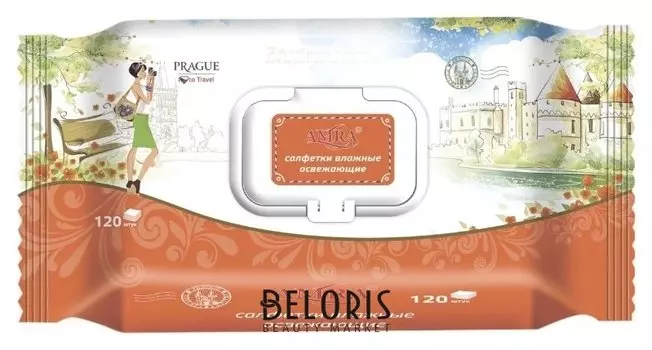 Салфетки влажные освежающие Рrague