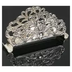 Салфетница «Ажур», 14×3×7 см, с кристаллами сваровски