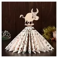 Салфетница "Бычок на удачу", 24×12×0,3 см