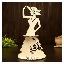 Салфетница "Девушка в шляпе"