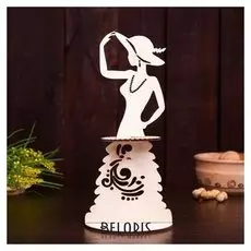 Салфетница "Девушка в шляпе"