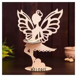 Салфетница "Фея", золотая