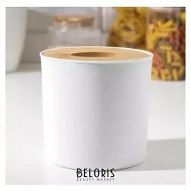 Салфетница «Мягкость», D=13 см, бамбук