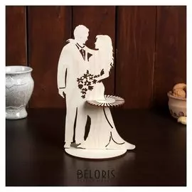 Салфетница «Пара с цветами», 24×15×0,3 см