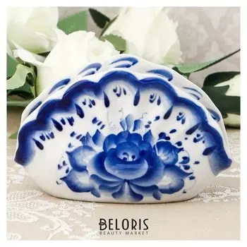 Салфетница «Ракушка», гжель