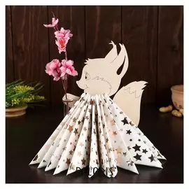 Салфетница с вазочкой "Белочка" 22,7 х 17 х 7,5 см