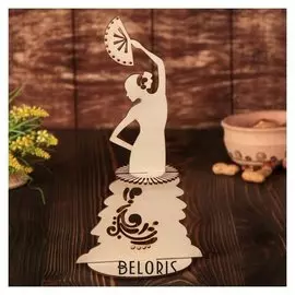 Салфетница «Танцовщица с веером», 25×14,5×0,3 см