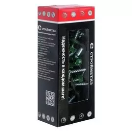 Саморез 4,8х28 кровельный, зеленая листва, RAL 6002, уп. 60 шт. с окном