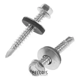 Саморез кровельный 5,5х38 цинк, 100 шт.