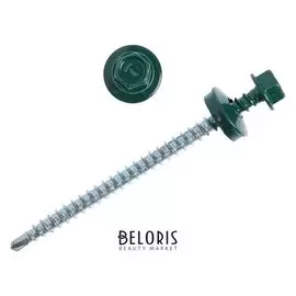 Саморезы кровельные 4.8х70 Ral6005, светло-зелен., 100 шт.