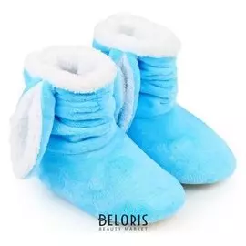 Сапожки комнатные женские цвет голубой, размер 38-39