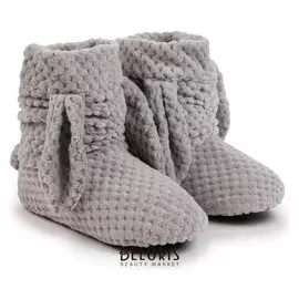 Сапожки комнатные женские цвет серый, р 36-37