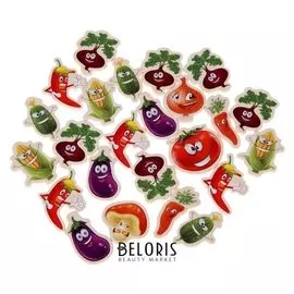 Счётный набор "Весёлый огород", 55 элементов