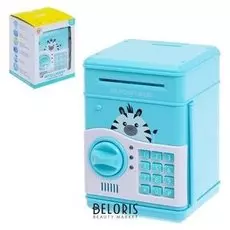 Сейф игрушечный Весёлые зверята, со звуковыми эффектами