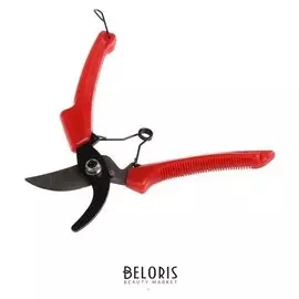 Секатор плоскостной, 8" (20 см), пластиковые ручки