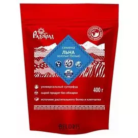 Семена льна золотые/белые (Вес 400 г)