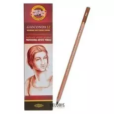 Сепия в карандаше набор 12шт, K-i-n Gioconda 8803 светлая (1295196)