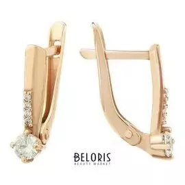 Серьги "Грейс" краткость, позолота