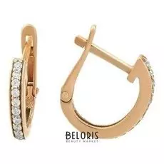 Серьги "Кольца" мини, позолота