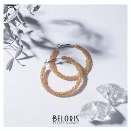 Серьги-кольца "Шанталь" D=5, цвет золото