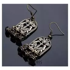 Серьги обереги «Древо жизни» шумящие латунь