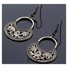 Серьги обереги «Птица феникс» латунь