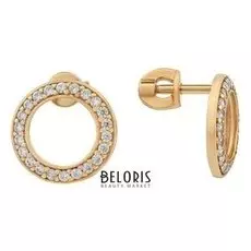 Серьги "Пусеты" колечки, позолота