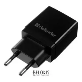 Сетевое зарядное устройство Defender Upa-21, Usb, 2.1 А, чёрное