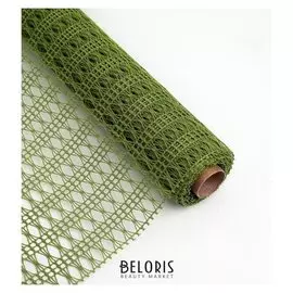 Сетка для цветов "Крошет ажурный", зелёный, 0,48 х 4,5 м