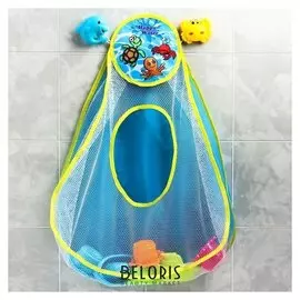 Сетка для хранения игрушек «Прибери игрушки 2», на присоске