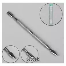 Шабер двусторонний, лопатка прямая, копьё, 12,6 см, цвет серебристый