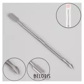 Шабер двусторонний, лопатка прямая, топорик, 12 см, цвет серебристый