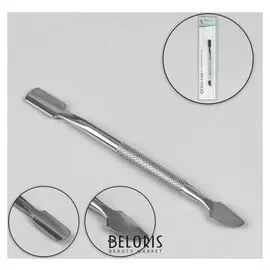 Шабер двусторонний, лопатка вогнутая, топорик, 11 см, цвет серебристый