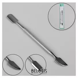 Шабер двусторонний, лопатка вогнутая, топорик, 12,5 см, цвет серебристый