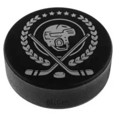 Шайба взрослая «Шлем», D=7,6 см, H=2,5 см, 168 г