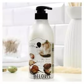 Шампунь для волос 3W Clinic, улажняющий, с экстрактом чёрного чеснока, 500 мл