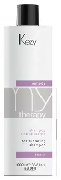 Шампунь реструктурирующий с кератином "Remedy shampoo" (Объем 1000 мл)