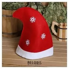 Шапка банная "Новогодний колпак"