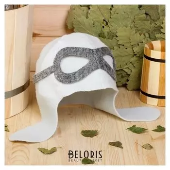 Шапка банная "Пилот", эконом, войлок синтетический