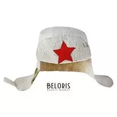 Шапка банная ушанка б419