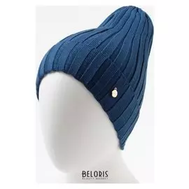 Шапка детская, цвет синий, размер 52-54