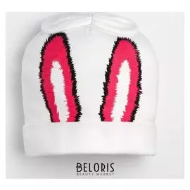 Шапка для девочки, цвет молочный, размер 44-46