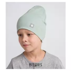 Шапка для мальчика, цвет оливковый, размер 50-54
