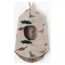 Шапка-шлем крошка Я "Дино", бежевый, р.44