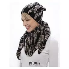 Шапка женская "Дана" цвет пудра, р-р 56