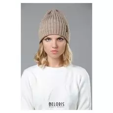 Шапка женская "Куба" цвет светло-бежевый, р-р 56