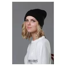 Шапка женская "Спорт-2" цвет чёрный, р-р 56