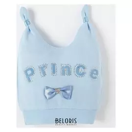 Шапочка для девочки, цвет голубой, размер 47 (1 год)