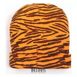 Шапочка для девочки, цвет оранжевый, размер 40-44