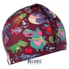 Шапочка для плавания детская Морские животные